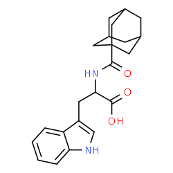 ChemSpider 2D Image | N-(Adamantan-1-ylcarbonyl)tryptophan | C22H26N2O3