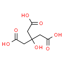 ChemSpider 2D Image | 3-(Carboxymethyl)-3-hydroxypentanedioic acid | C7H10O7