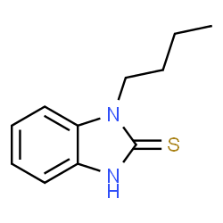 ChemSpider 2D Image | 1-butyl-1H-benzimidazole-2-thiol | C11H14N2S