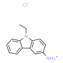 ChemSpider 2D Image | 3-AMINO-9-ETHYLCARBAZOLE HYDROCHLORIDE | C14H15ClN2