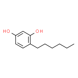ChemSpider 2D Image | Hexylresorcinol | C12H18O2