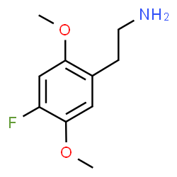 ChemSpider 2D Image | 2,5-DIMETHOXY-4-FLUOROPHENETHYLAMINE | C10H14FNO2