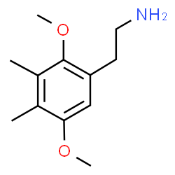 ChemSpider 2D Image | 2,5-DIMETHOXY-3,4-DIMETHYLPHENETHYLAMINE | C12H19NO2