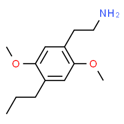 ChemSpider 2D Image | 2,5-DIMETHOXY-4-PROPYLPHENETHYLAMINE | C13H21NO2
