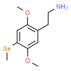 ChemSpider 2D Image | 2,5-DIMETHOXY-4-(METHYLSELENO)PHENETHYLAMINE | C11H17NO2Se