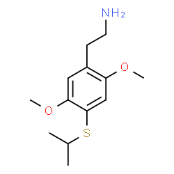 ChemSpider 2D Image | 2,5-dimethoxy-4-(isopropylthio)phenethylamine | C13H21NO2S