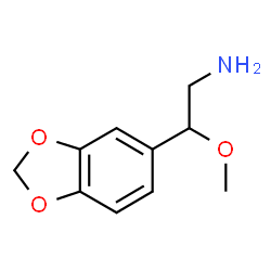 ChemSpider 2D Image | Î²-Methoxy-1,3-benzodioxole-5-ethanamine | C10H13NO3