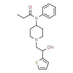 ChemSpider 2D Image | betahydroxythiofentanyl | C20H26N2O2S