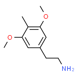 ChemSpider 2D Image | 3,5-Dimethoxy-4-methylbenzeneethanamine | C11H17NO2