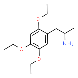 ChemSpider 2D Image | 1-(2,4,5-Triethoxyphenyl)-2-propanamine | C15H25NO3