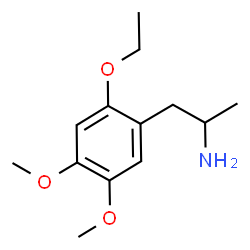 ChemSpider 2D Image | 1-(2-Ethoxy-4,5-dimethoxyphenyl)-2-propanamine | C13H21NO3