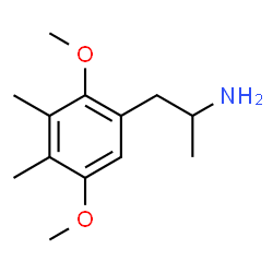 ChemSpider 2D Image | 1-(2,5-Dimethoxy-3,4-dimethylphenyl)-2-propanamine | C13H21NO2