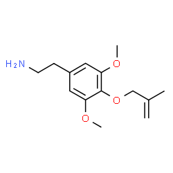 ChemSpider 2D Image | Methallylescaline | C14H21NO3