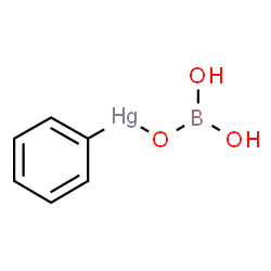 ChemSpider 2D Image | PHENYLMERCURIC BORATE | C6H7BHgO3