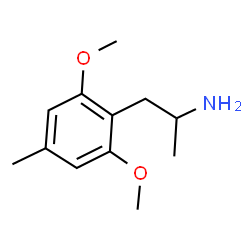 ChemSpider 2D Image | 1-(2,6-Dimethoxy-4-methylphenyl)-2-propanamine | C12H19NO2