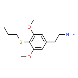 ChemSpider 2D Image | 3,5-Dimethoxy-4-(propylthio)benzeneethanamine | C13H21NO2S