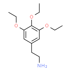 ChemSpider 2D Image | 3,4,5-Triethoxybenzeneethanamine | C14H23NO3