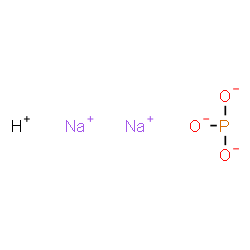 ChemSpider 2D Image | Sodium hydrogen phosphite (2:1:1) | HNa2O3P