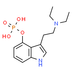 ChemSpider 2D Image | 4-PHOSPHORYLOXY N,N-DIETHYLTRYPTAMINE | C14H21N2O4P