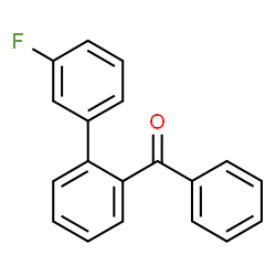 ChemSpider 2D Image | (3'-Fluoro-2-biphenylyl)(phenyl)methanone | C19H13FO