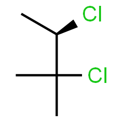 ChemSpider 2D Image | (2R)-2,3-Dichloro-2-methylbutane | C5H10Cl2