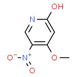 ChemSpider 2D Image | 4-Methoxy-5-nitro-2-pyridinol | C6H6N2O4