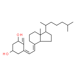 ChemSpider 2D Image | 1,2-Hydroxy cholecalciferol | C27H44O2