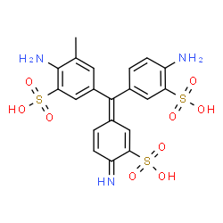 ChemSpider 2D Image | Acid fuschin | C20H19N3O9S3