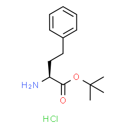 ChemSpider 2D Image | (S) alfa Aminobenzenebutanoic acid 1,1-dimethylethyl ester | C14H22ClNO2