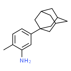 ChemSpider 2D Image | 5-(Adamantan-1-yl)-2-methylaniline | C17H23N