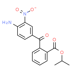 ChemSpider 2D Image | Isopropyl 2-(4-amino-3-nitrobenzoyl)benzoate | C17H16N2O5