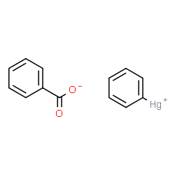 ChemSpider 2D Image | Phenylmercury(1+) benzoate | C13H10HgO2