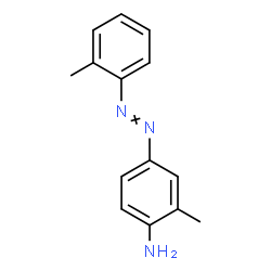 ChemSpider 2D Image | 2-Methyl-4-[(2-methylphenyl)diazenyl]aniline | C14H15N3