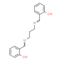 ChemSpider 2D Image | 2,2'-[1,3-Propanediylbis(nitrilomethylylidene)]diphenol | C17H18N2O2