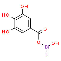 ChemSpider 2D Image | Bismuth iodosubgallate | C7H6BiIO6