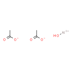 ChemSpider 2D Image | Hydroxyaluminum(2+) diacetate | C4H7AlO5