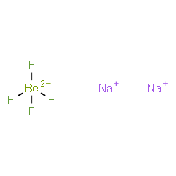 ChemSpider 2D Image | Disodium tetrafluoroberyllate(2-) | BeF4Na2