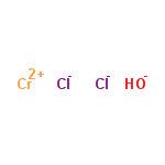 InChI=1/2ClH.Cr.H2O/h2*1H;;1H2/q;;+2;/p-3