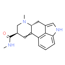 ChemSpider 2D Image | (8beta)-N,6-Dimethyl-9,10-didehydroergoline-8-carboxamide | C17H19N3O