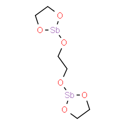 ChemSpider 2D Image | 2,2'-[1,2-Ethanediylbis(oxy)]bis(1,3,2-dioxastibolane) | C6H12O6Sb2