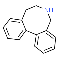 ChemSpider 2D Image | 5,6,7,8-TETRAHYDRODIBENZ(C,E)AZOCINE | C15H15N