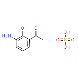 ChemSpider 2D Image | 1-(3-Amino-2-hydroxyphenyl)ethanone sulfate (1:1) | C8H11NO6S