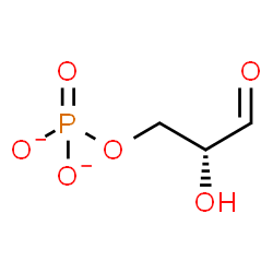 ChemSpider 2D Image | (2R)-2-Hydroxy-3-oxopropyl phosphate | C3H5O6P