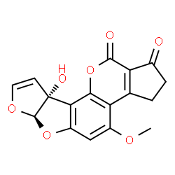 ChemSpider 2D Image | Aflatoxin M1 | C17H12O7