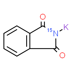 ChemSpider 2D Image | Potassium 1,3-dioxo(~15~N)-1,3-dihydroisoindol-2-ide | C8H4K15NO2