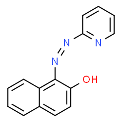 ChemSpider 2D Image | 1-[(Z)-2-Pyridinyldiazenyl]-2-naphthol | C15H11N3O