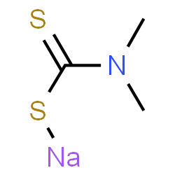 ChemSpider 2D Image | Sodium dimethylcarbamodithioate | C3H6NNaS2