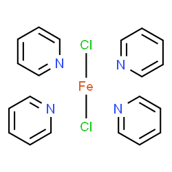 ChemSpider 2D Image | Dichloroiron - pyridine (1:4) | C20H20Cl2FeN4