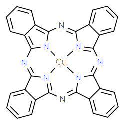 ChemSpider 2D Image | [29H,31H-Phthalocyaninato(2-)-kappa~4~N~29~,N~30~,N~31~,N~32~]copper | C32H16CuN8