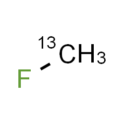 ChemSpider 2D Image | Fluoro(~13~C)methane | 13CH3F